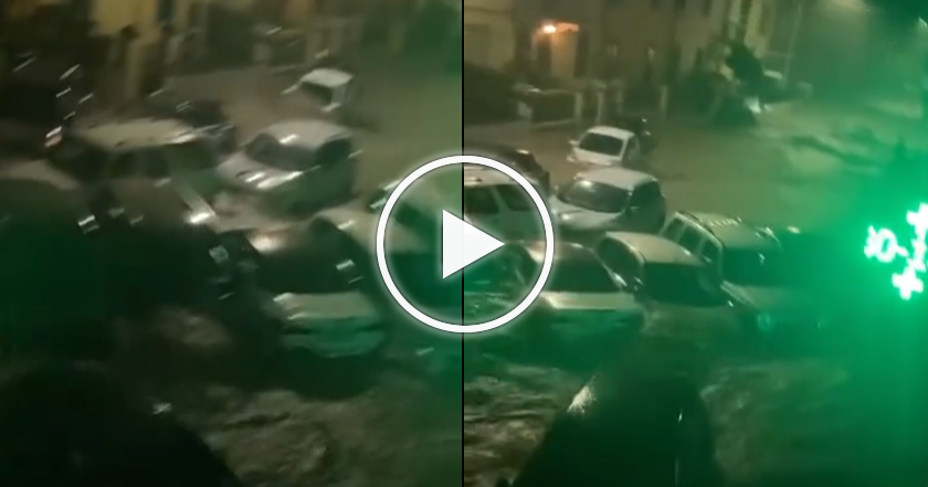 Terribile alluvione in Toscana, le immagini da Prato: auto trascinate dalla furia dell’acqua – IL VIDEO