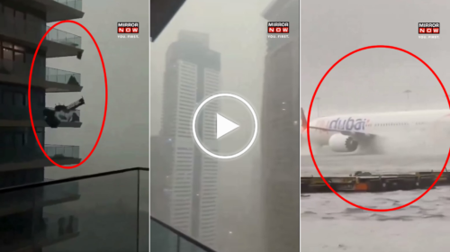 Più di un anno di pioggia in un giorno nel deserto! Dubai e l’aeroporto finiscono sott’acqua: le immagini – VIDEO