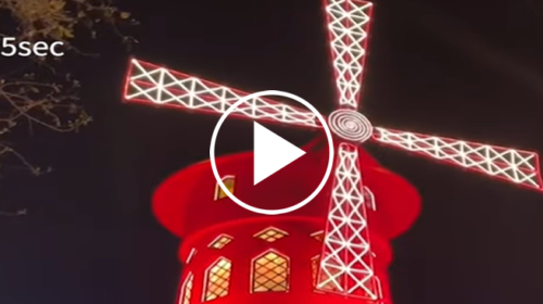 Sono crollate le pale del Moulin Rouge a Parigi – IL VIDEO